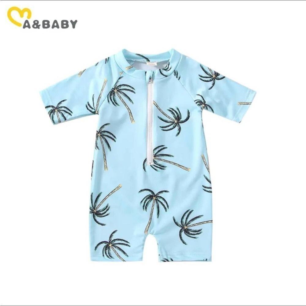 New  toddler one piece sun protection swim suit 6-9 months